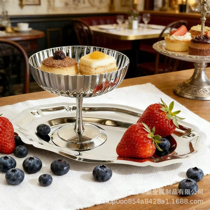 304 Stainless Steel Ice Cream Cup Entry Luxury INS Goblet Pudding Dessert Cup Cocktail Cup Smoothie Bowl Ice Cream Cup