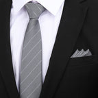 8cm light gray dark strip zipper + pocket towel