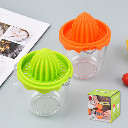 Multifunctional Lemon Manual Juicer with Measuring Cup Easy to Clean Orange Fruit Juicer Juicer Lemon Press