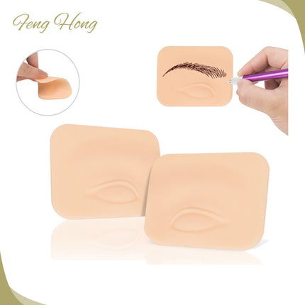 Embroidery Silicone Eyebrow Eye Exercise Leather Stereo Exercise Paste 3D Exercise Leather Novice Exercise Eyebrow Module