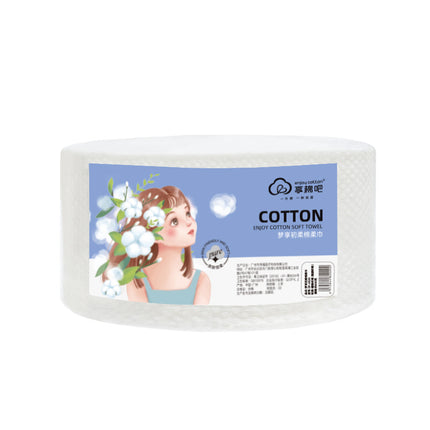 Enjoy Cotton Bar Large Roll Facial Cleansing Towel Beauty Salon Disposable Facial Cleansing Towel Thickeneded Non-Shedding Makeup Remover Cleansing Towel