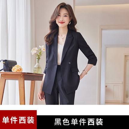 High-level Elegant Professional Suit Jacket Women's Autumn New Slim-fit Slimming High-end Professional Dress Suit suit