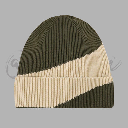 New Four Seasons Flying Woven Men's and Women's Knitted Hat Big Head Wai Cold Hat Men's European and American temu Lazy Style Hat Warm