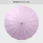 Roland purple] ring handle straight umbrella / 23 inches 16k