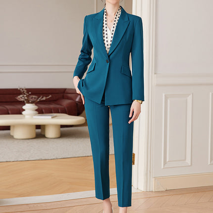 Suit Women's Autumn Fashion Elegant Goddess Style Professional Dress ol Suit Dress Jewelry Store Work Clothes Fixture