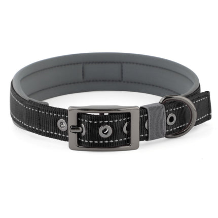 Diving Material Dog Collar Customizable Name Comfortable Neck Sleeve Large and Medium Small Dog Reflective Pet Collar