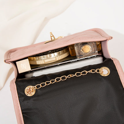 New Embroidered Bag 2021Ladies Bags Trendy Women's Bag Women's Mobile Phone Small Square Bag Fashion Chain Bag
