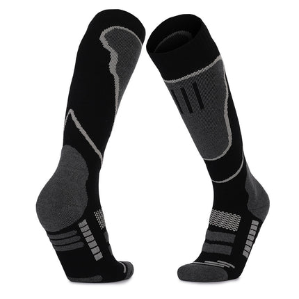 Thickened Warm Ski Socks for Men and Women Breathable Non-slip Towel Socks High-tube Sweat-absorbent Mountaineering Socks High-tube Mountaineering Socks