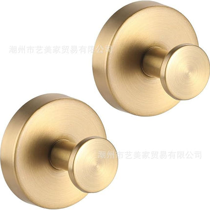 Cross-border Stainless Steel Suction Cup Hook Bathroom Kitchen Suction Cup Hook Strong Paste Hook Hook Hook Hook Single Hook