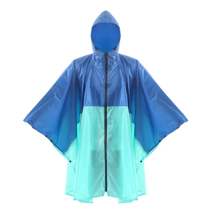 Ultra-thin outdoor cape raincoat adult zipper hiking mountaineering fishing camping poncho camouflage factory direct sales