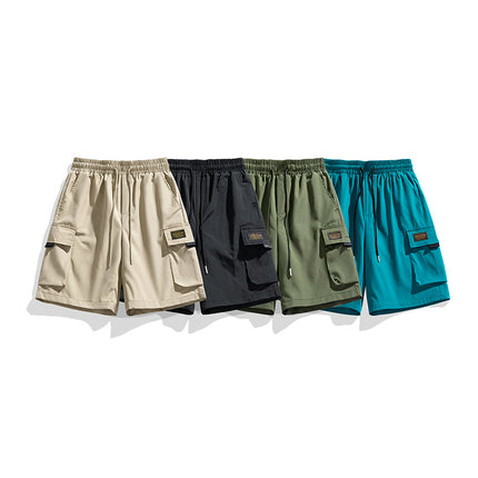Summer New Men's Shorts Japanese Tooling Pants Loose Straight Thin Breathable Fashionable All-match Casual Pants