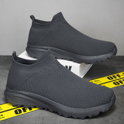 Cross-border New Men's Shoes Flying Weaving sneaker Shoes plus size Casual Shoes Socks Shoes Wide-toe Shoes Casual Shoes Adult