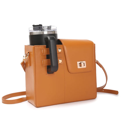 Outdoor Portable Universal Large Thermos Beverage Bottle Storage Bag Shoulder Thermos Case Crossbody Cup Bag