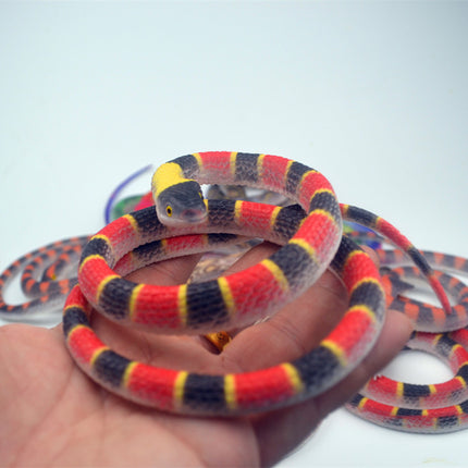 New Soft Rubber Pattern Python, King Snake, Germanium Snake, Red Snake, Various High Artificial Fake Snake Models