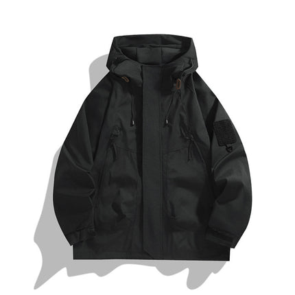 Couple's Charge Clothes Men's Zipper Autumn Windproof Waterproof Mountaineering Suit Fashionable Jacket Outdoor Cover