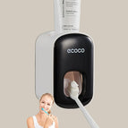 Black and white toothpaste squeezer