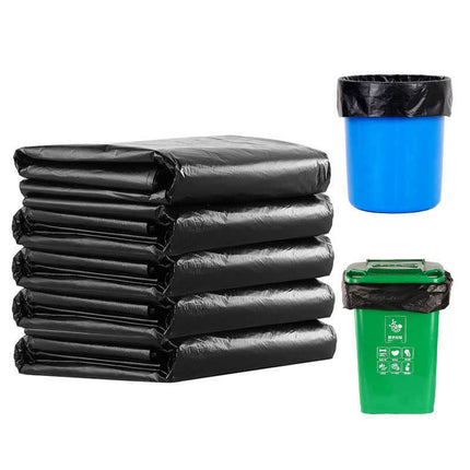 Large Garbage Bag Black Thickened Property Sanitation Oversized Hotel Extra Large Kitchen Commercial plus size Plastic Garbage Bag