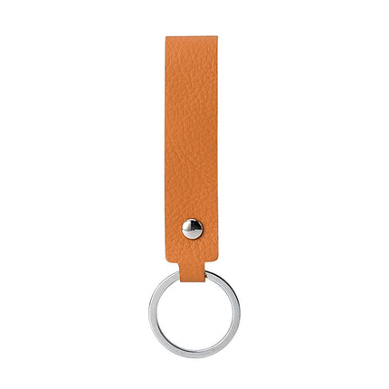 Spot Retro Cowhide Rope Leather Keychain Car Men and Women Personality Creative Leather Key Chain Pendant Key Rope