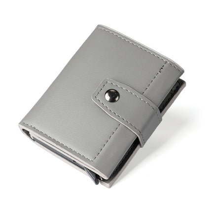 Cross-Border Popular Multi-Card Slot Men's Wallet Automatic Pop-Up Card Holder Unisex Credit Card Holder Card Holder Wholesale Women