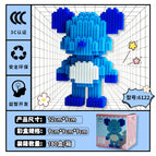 6122 standing sky blue violent bear