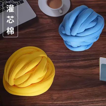 Extra Thick Icelandic Heart-Filled Cotton Ins Wool Hand-Knitted Carpet DIY Bag Cat Nest Pillow Ball Bed Surround Extra Thick
