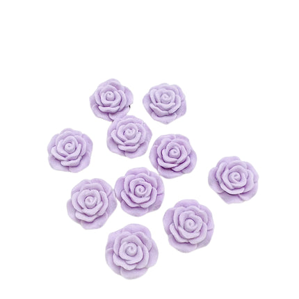 Baroque French Flocking Velvet Resin Camellia Rose diy Accessories Mobile Phone Case Shake Voice Live Supply