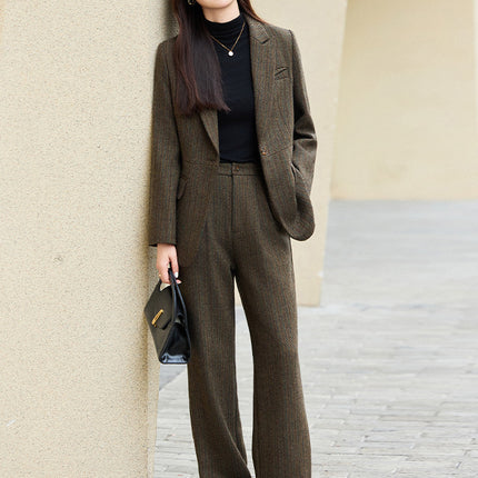 Cross-border variety of gold velvet suit suit women's professional coat top work clothes autumn and winter casual short small suit