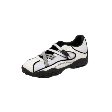 Mary Jane Style Height-Increasing Ballet Trainers for Women, 2026 New Retro Versatile Patchwork Casual Sneakers