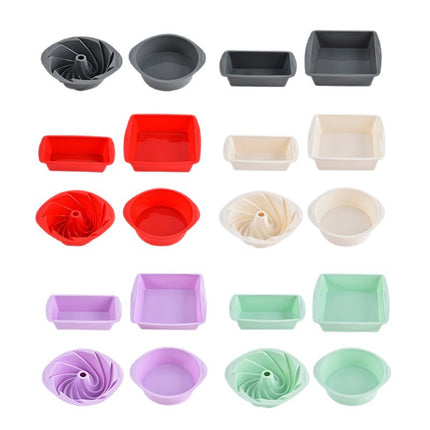 Food Grade Silicone Bread Chiffon Toast Mold Cake Pan Easy to Demould DIY Baking Silicone Cake Mold