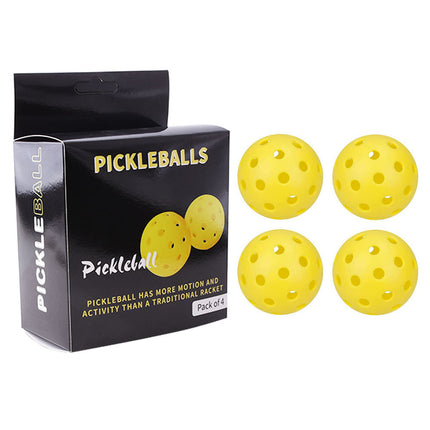 Cross-border hot-selling peak ball 40 hole ball hole ball pickleballs74mm roll injection luminous ball color box
