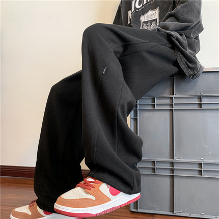 Men's High-grade Pendant Pants Spring and Autumn 2024 New Wide Leg Pants Fashion Brand plus size Straight Loose Casual Pants