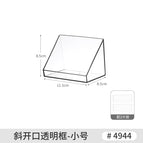 4944. inclined opening transparent frame-small size 1 pet high transparency