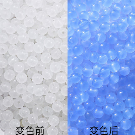 Acrylic UV Color-changing Beads Round Beads Handmade DIY Jewelry Accessories Homemade Bracelet Bracelet Beaded Material