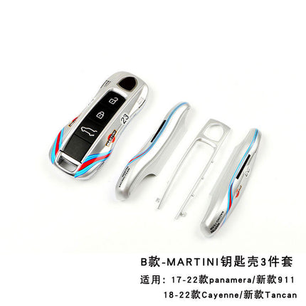 Suitable for Porsche Macan718 Cayenne Panamera911Taycan Martini Key Shell