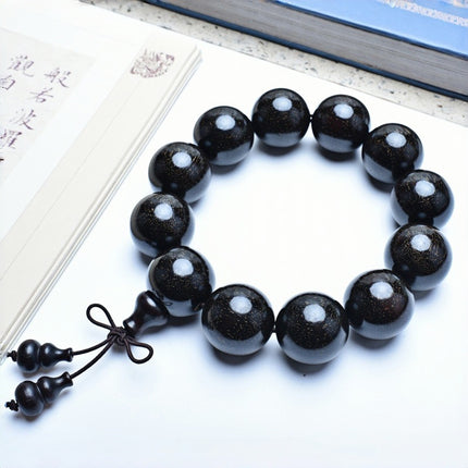 Venus Old Material Zambia Lobular Red Sandalwood Handheld Chain High Oil Mimi Buddha Bead String New Chinese Style Ornament for Men and Women