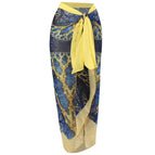 018 yellow beach dress / S