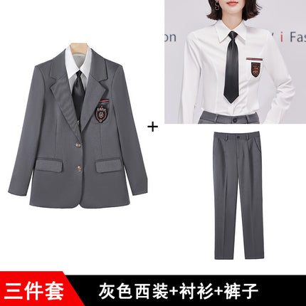 Autumn Clothes Kindergarten Teachers Garden Clothes Work Clothes College Style Fashion Temperament Uniform Kindergarten Teachers Business Clothes Suit suit