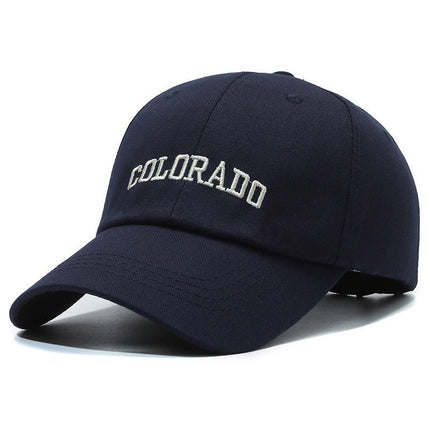 Four-Season Sunshade Baseball Cap Unisex Fashion Versatile Wide-Brim Face-Slimming Duckbill Cap Trendy Letter Deep Crown Hat