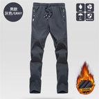 Men's fleece-lined gray - hot seller! / 3XL