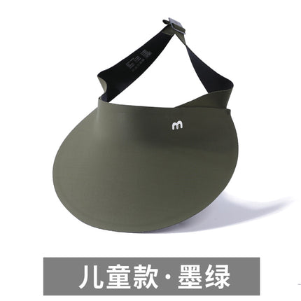 Big-brimmed Hat Empty-top Women's Sunscreen Hat Summer Face-shading Unmarked Sun Hat UV-proof Hat Outdoor Cycling
