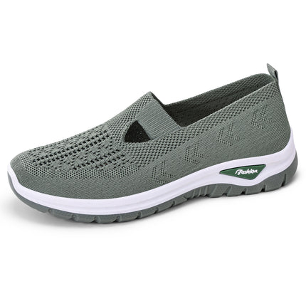 Women's Shoes, Spring Fashionable Breathable Shoes, Cross-Border Dropshipping, Middle-Aged and Elderly Mother's Shoes, Soft Soles That Don'T Tire the Feet, Casual Mesh Shoes