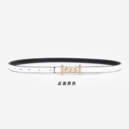 Double-sided Use Women's Small Belt Decoration with Dress Waistline Decoration Trousers Small Belt Simple and Generous