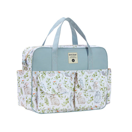 Multifunctional Cross-Body Mommy Bag for Pregnant Women, Fashionable Waterproof Mother and Baby Bag, Portable Maternity Bag, Mother Bag Cross-Border