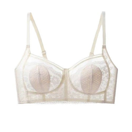 Adjustable Bra for Women with Large Busts, Minimizing Effect, Side Support, Anti-Sagging, Gathering, Thin Style, Plus Size, Wireless, Breathable