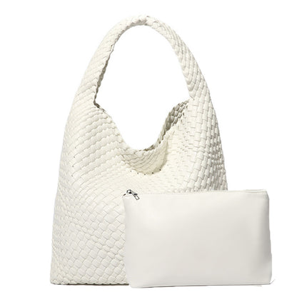 Cross-border Woven Bag Women's Tote Bag Large Capacity Vegetable Basket Bag Shopping Bag General Bag Women's All-match Bag 61