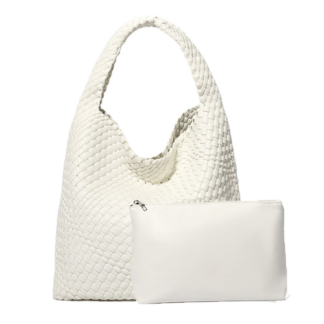 Cross-border Woven Bag Women's Tote Bag Large Capacity Vegetable Basket Bag Shopping Bag General Bag Women's All-match Bag 61