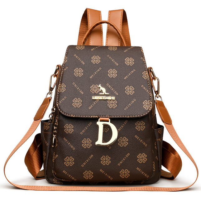 2024 new large-capacity commuter leisure travel backpack fashion lightweight bag high-end shoulder bag a generation of hair
