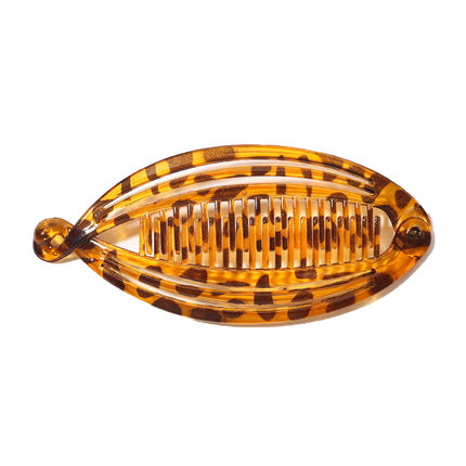 Europe and the United States cross-border 4 color acrylic fish clip flat splint clip fashion hairpin clip girl ponytail hair accessories wholesale