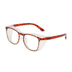 Transparent tortoiseshell anti-fog and anti-blue light