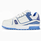 L family small fat ding white blue / 38